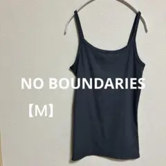 NO BOUNDARIES ダークグレー キャミソール M