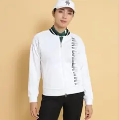 新品タグ付き　キャロウェイ　ダンボールスウェットブルゾン　白　Ｌ　ゴルフ