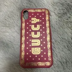 GUCCI iPhone Xケース　ピンク　ゴールド　レディースのサムネイル
