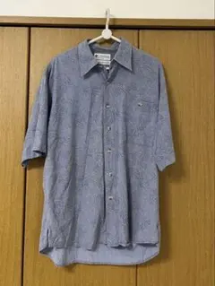 Columbia（コロンビア） 半袖シャツ メンズ Sサイズ ブルー系 総柄のサムネイル