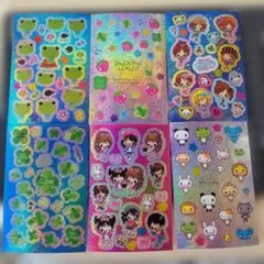 平成女児 ハッピーシェイク　ホログラム　キラキラシール ステッカー