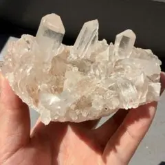 水晶の置物 結晶群 木製台座 - メルカリ