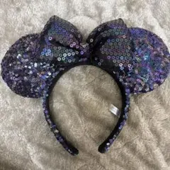 ミッキー型スパンコールカチューシャ