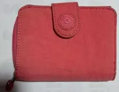 Kipling 二つ折り財布 ピンクのサムネイル