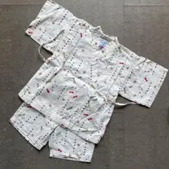 みきはうす 花柄 甚平 100