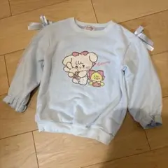 mikko 100 トレーナー サックス リボン ミッコ しまむらのサムネイル