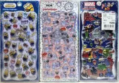ボンボンドロップシール 正規品 プチドロップステッカー ディズニー 3枚セット