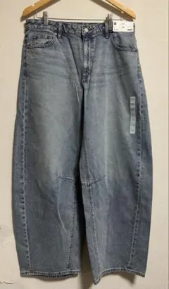 GUバレルレッグジーンズ　XXL