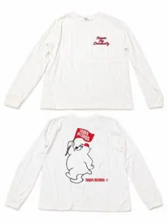 チャットモンチー TOWER RECORDS 長袖Tシャツ ホワイトのサムネイル