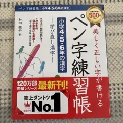 ペン字練習帳 小学4・5・6年の漢字