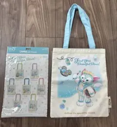 ダッフィー フレンズ ファインドユアビューティフルブルー ランダムトートバッグ