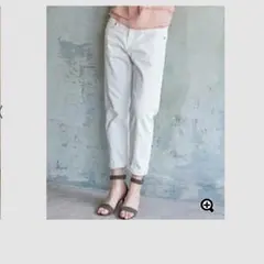 【ユナイテッドアローズグリーンレーベルリラクシング】ホワイトデニムパンツ