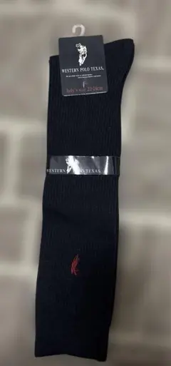 WESTERN POLO TEXAS ネイビー ソックス 22-24cm