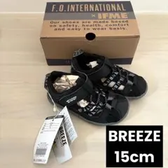 ⭐︎新品⭐︎ブリーズ×イフミー サンダル 15cm ブラック定価3630円
