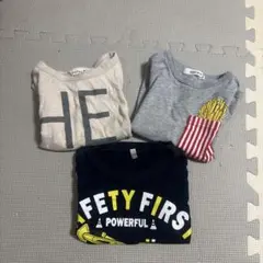 キッズ Tシャツ 3枚セット (HEAL, SAFETY FIRST)