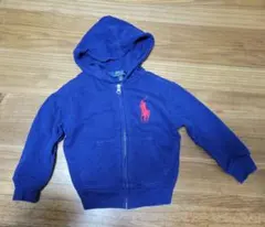 POLO RALPH LAUREN フード付きトレーナー ネイビー90-95cm