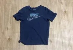 NIKE ナイキ Tシャツ メンズ Lサイズ ネイビー 迷彩ロゴ カモフラ
