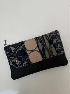 ミナペルホネンハンドメイド ポーチ（ベージュ、ブラウン系）専用です