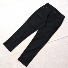 【美品】シューラルー SHOO・LA・RUE スキニーパンツ 黒 M ストレッチ