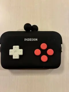 PGDESIGN シリコン がま口 財布 コントローラー ブラック