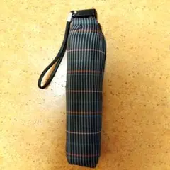 ★折り畳み傘・雨傘・ダークグレー・チェック柄・レトロ★