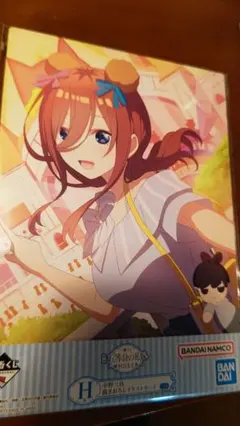 【お値下げ】五等分の花嫁　一番くじ　夢のひととき　中野　三玖 イラストボード