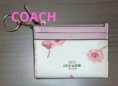 COACH 花柄パスケース・定期入れ