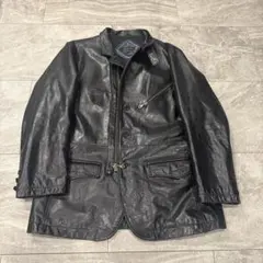 段*】様 レザージャケット　ダブル　カーコート