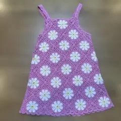 ZABA 花柄ノースリーブワンピース 3-4歳用