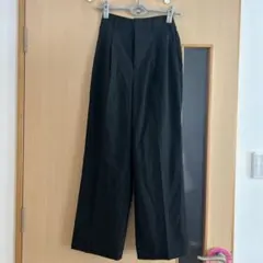 GLOBAL WORK ブラックパンツ ゴムウエスト