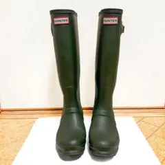 HUNTER ハンター レインブーツ 長靴 グリーン
