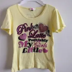 Pink Latte Tシャツ イエロー XSのサムネイル