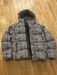 AZUL by MOUSSY チェック柄ダウンジャケット S