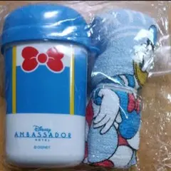 ディズニーアンバサダーホテル 限定 ドナルドダック 日本製 おしぼり セット