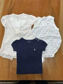 西松屋　セリーヌ　ラルフローレン3枚セット