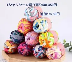 Tシャツヤーン☆切り売り(*☻-☻*)　5m350円