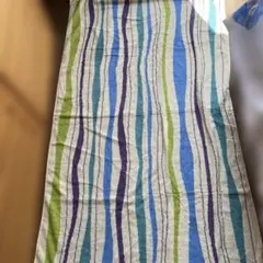 大型バスタオルストライプ柄 綿生地 ströva