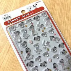 正規品 ボンボンドロップシール mini 101匹わんちゃん