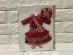 【希少】リカちゃんキャッスル 22cm赤いカメラモデル　サッシュ付きドレスセット