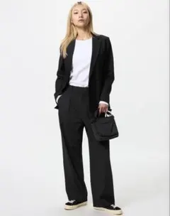 【新品・未使用】ユニクロ タックワイドパンツ