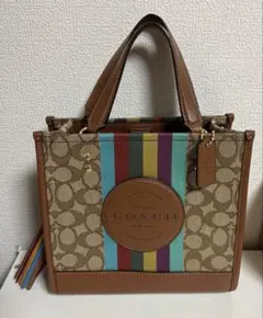 【美品】COACH バック　お揃いチャーム付き