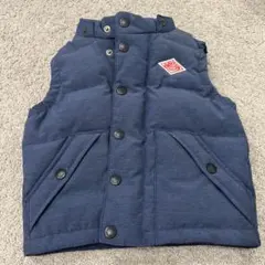 DANTON ダントン キッズ ダウンベスト ネイビー 人気 秋冬 子供服