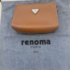 renoma レノマ ブラウンレザー クラッチバッグのサムネイル