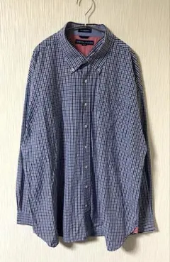 TOMMY HILFIGER 80's 2 ply fabric 長袖BDシャツ