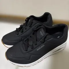 SKECHERS LOS ANGELES 黒ブラック スニーカー　24センチ