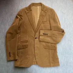 美品　ダーバン　ベージュ コーデュロイ テーラードジャケット