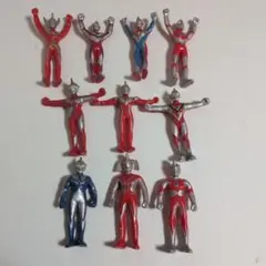 ウルトラマン60周年☆ウルトラマン塩ビ人形10センチ10体セット