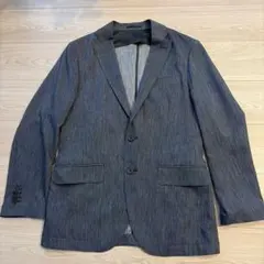 ダークグレー ストライプ ビジネススーツ