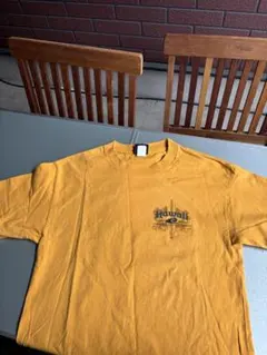 Hawaii サーフボードデザイン Tシャツ マスタードイエロー