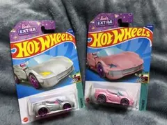Hot Wheels Barbie Extra 2台セット